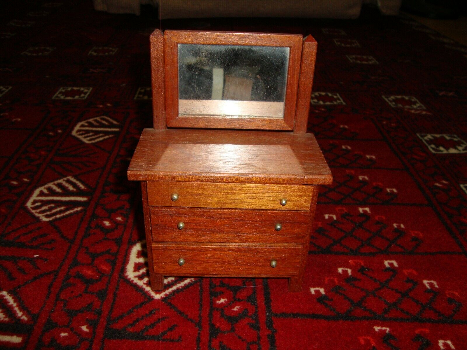 small vintage/antique doll dresser