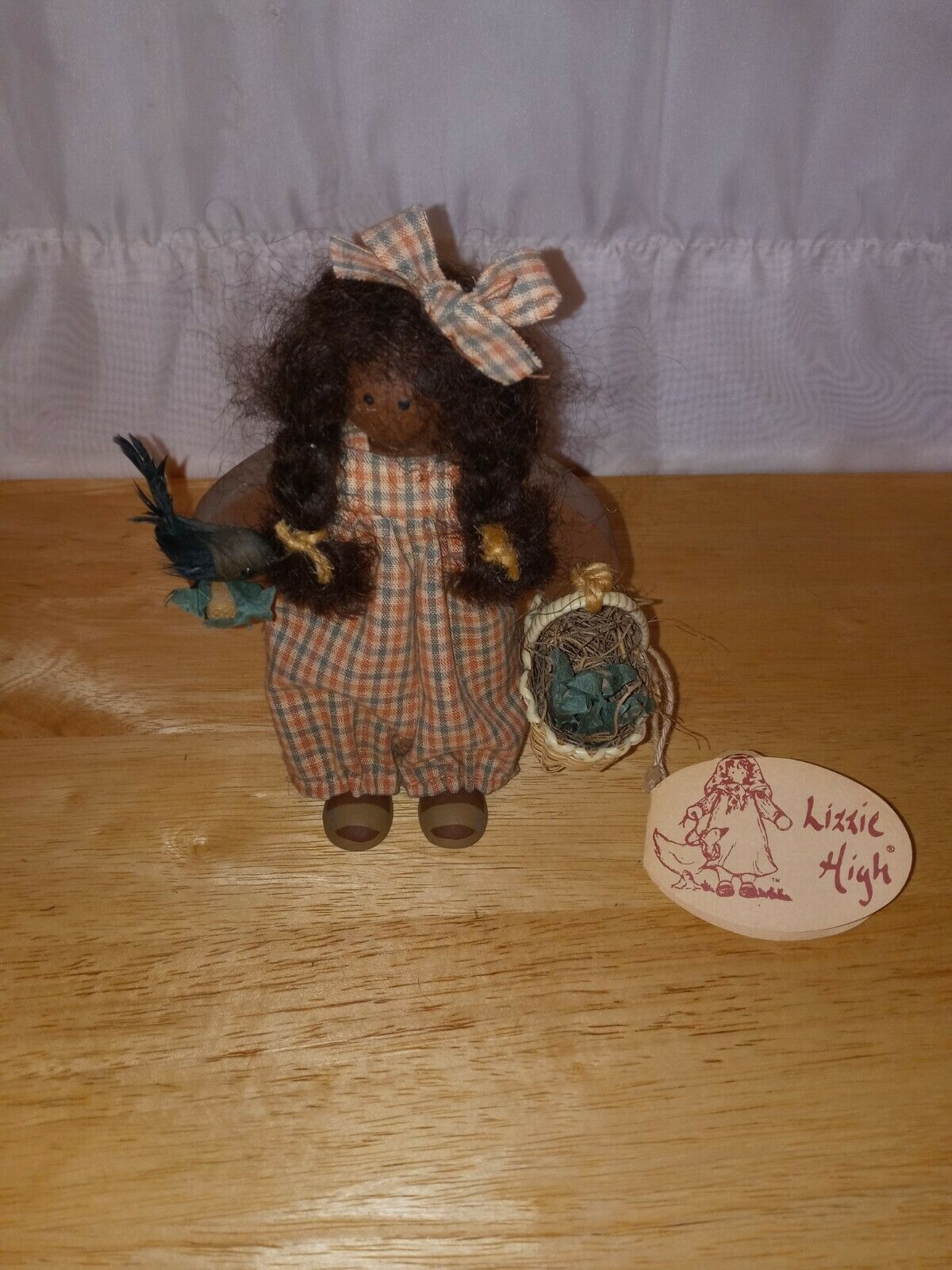 Vintage Lizzie High 1995 The Little Ones Girl Doll With Basket 10th Anniversary